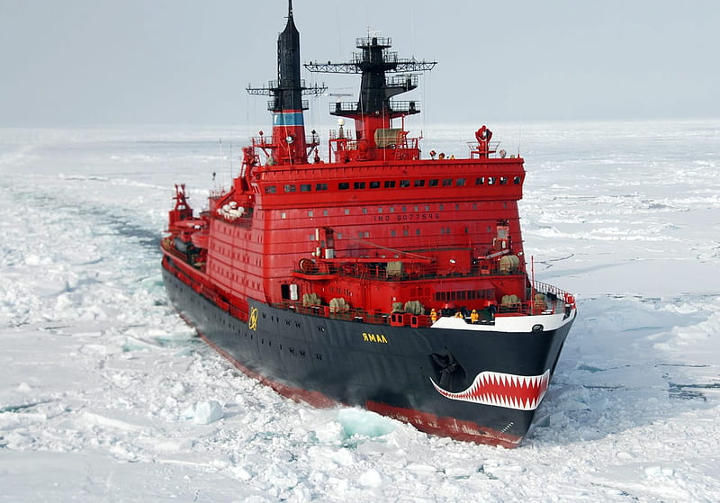 Yamal, breaker, ice, ship, HD wallpaper