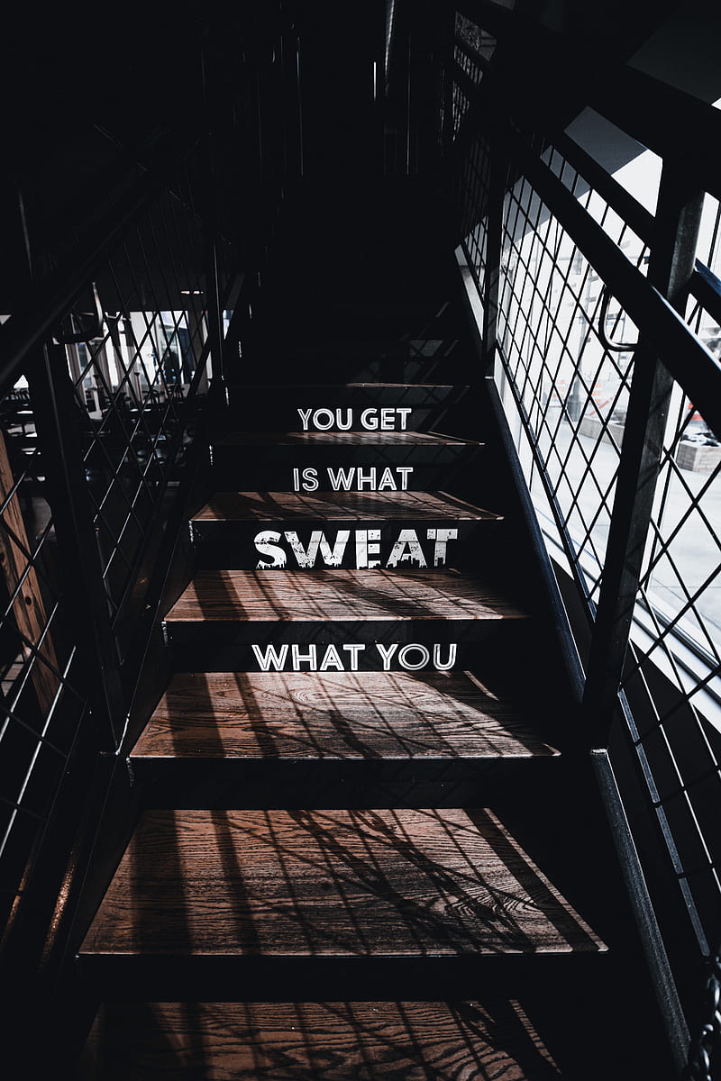 motivation, quote, inspiration, text, stairs, inscription, HD phone wallpaper