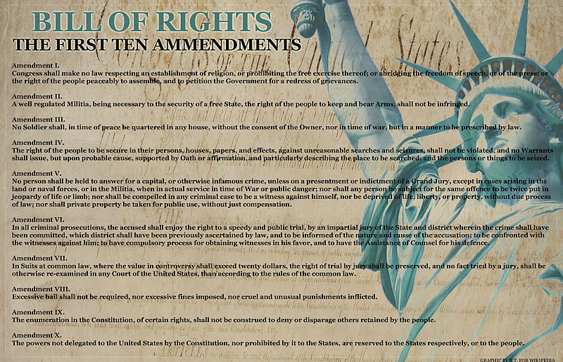 Bill of Rights, by birth, endowed, doms, human rights, HD wallpaper