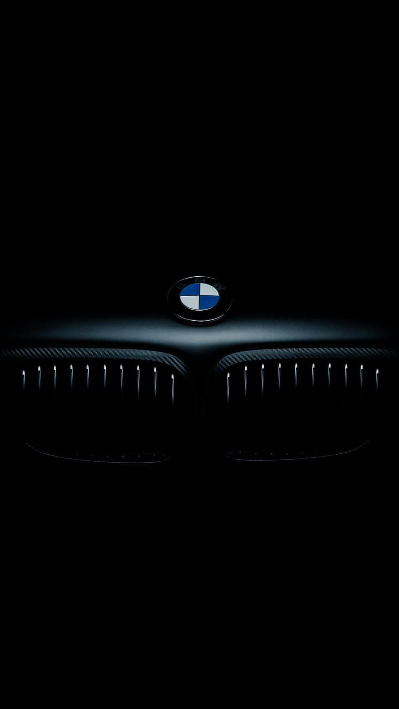 BMW Dark , logo, car, HD phone wallpaper
