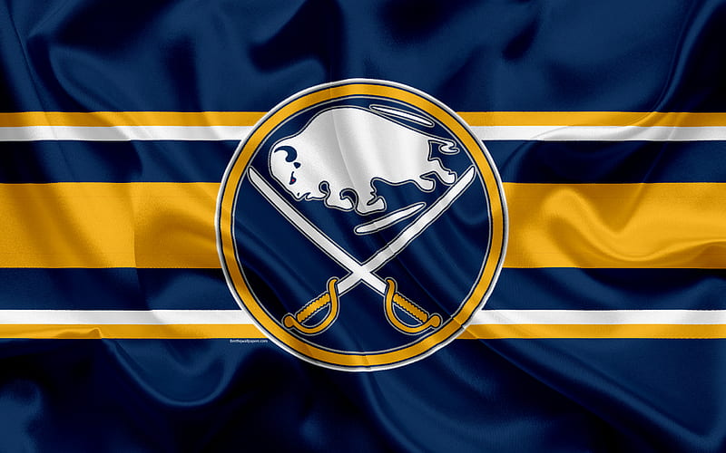 Buffalo Sabres, hockey club, NHL, emblem, logo, National Hockey League, hockey, Buffalo, New York, USA, HD wallpaper