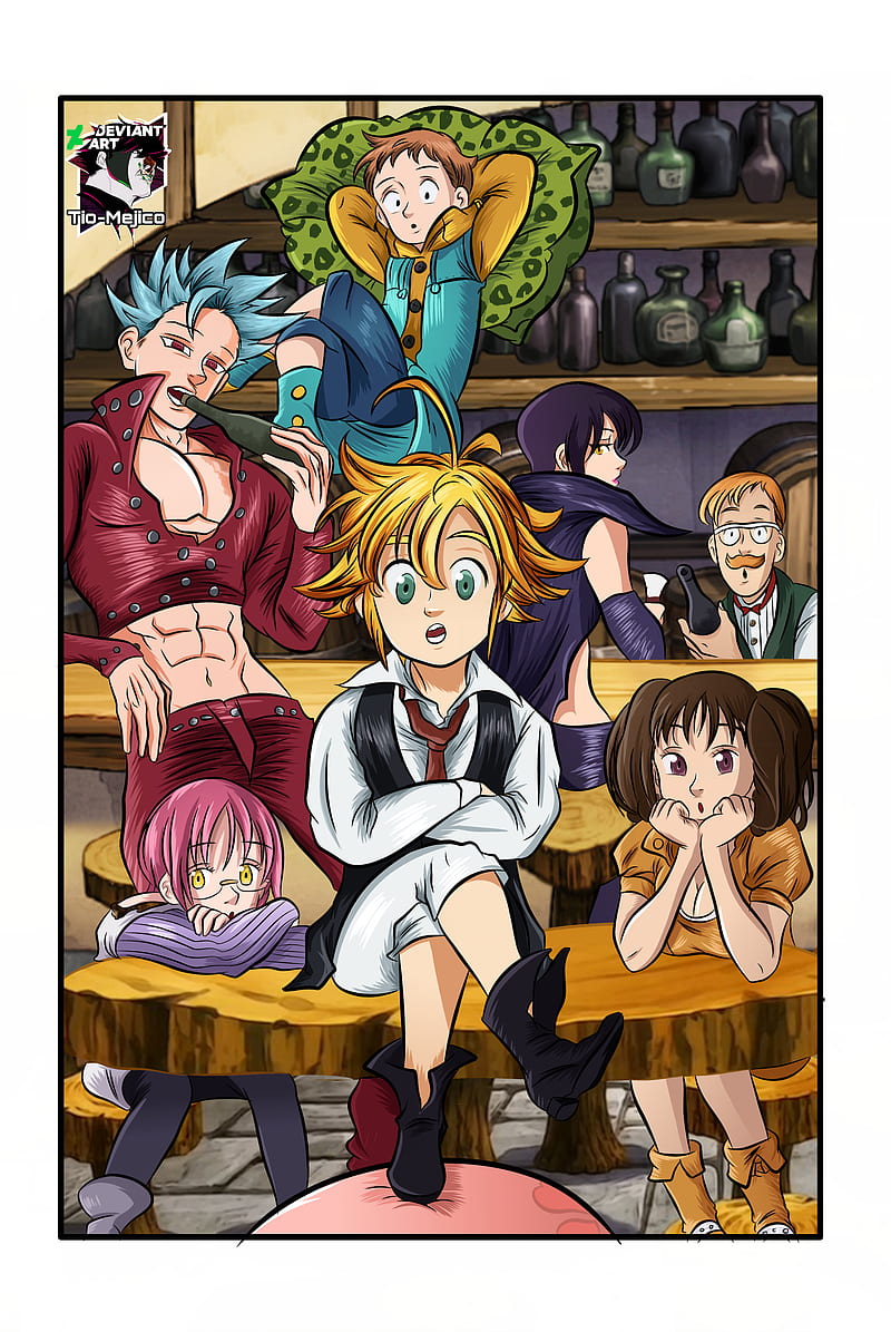 Wallpaper Meliodas  7pecados capitais, Sete pecados capitais, Anime sete  pecados capitais