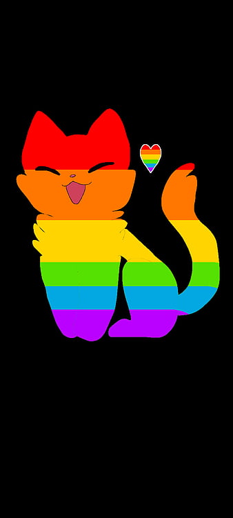 Gay Cat, lgbtq+, lgbtq, pride, kitty, Homosexual, HD phone wallpaper