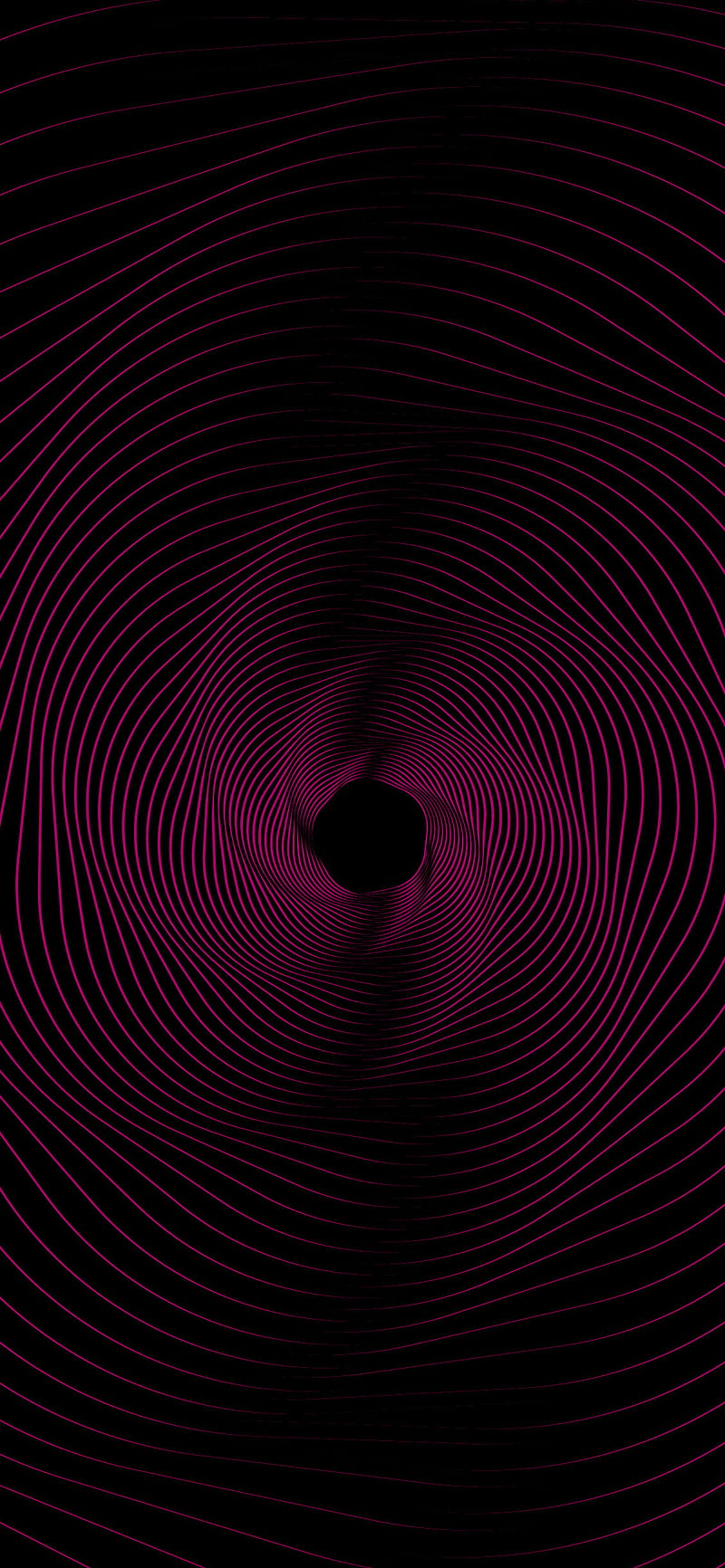 Swirl Pink, black, illusions, neon, pink, swirl, HD phone wallpaper