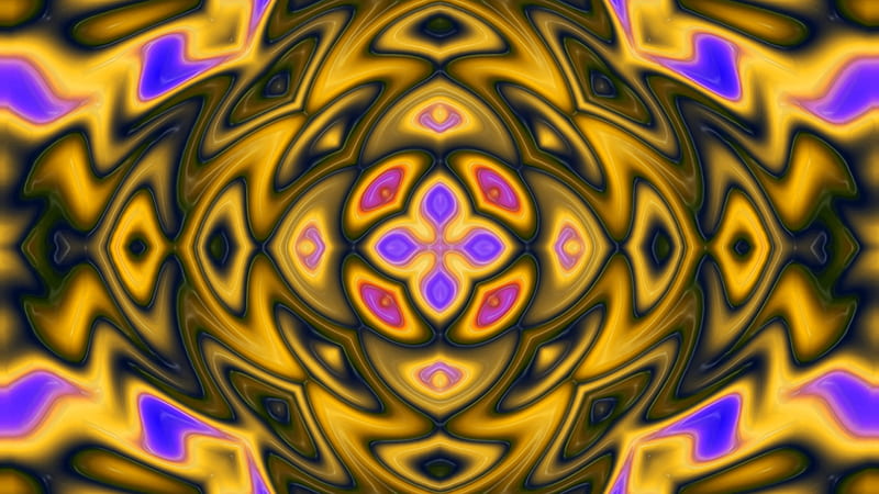 Freaky Hypnotic Flower Trippy, HD wallpaper