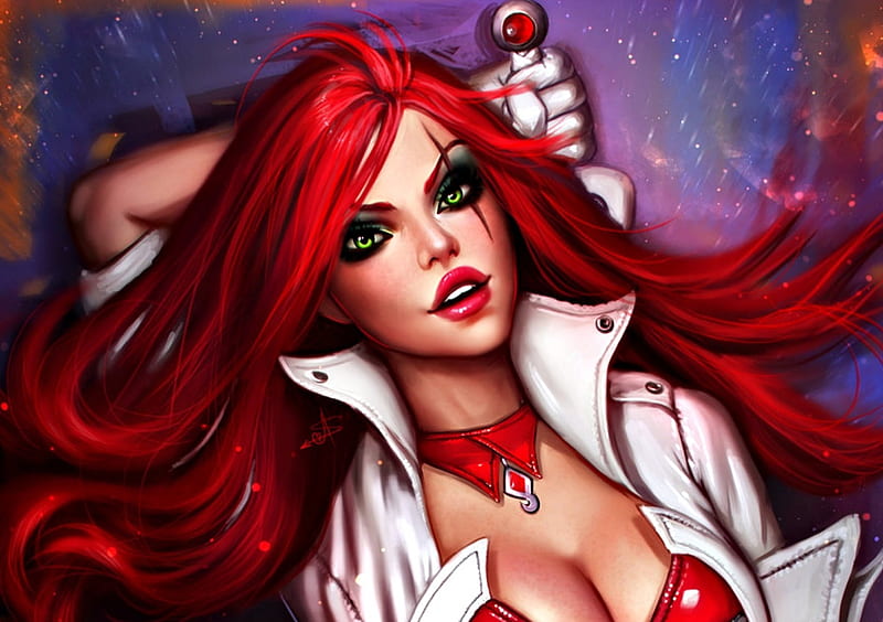 Katarina Art Redhead Game Woman League Of Legends Fantasy Girl Ayyasap Hd Wallpaper