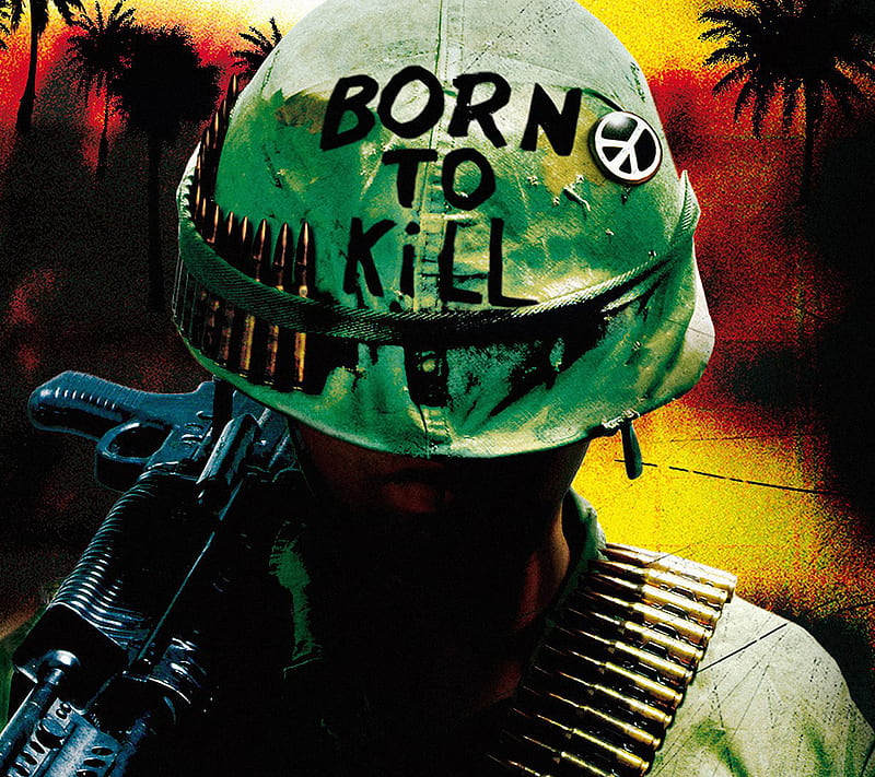 Born To Kill, movie, sentence, soldier, vietnam, HD wallpaper