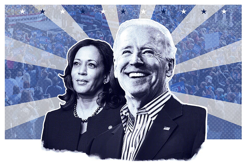 Joe Biden and Kamala Harris, HD wallpaper