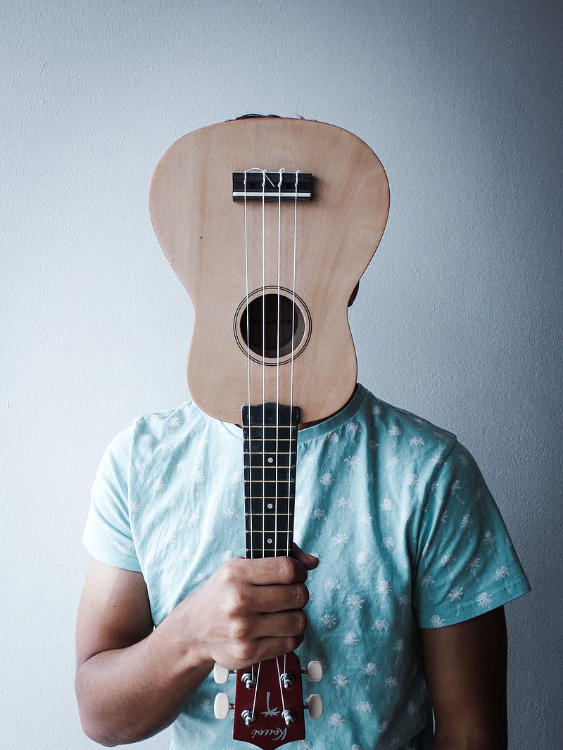 ukulele, man, musical instrument, music, HD phone wallpaper