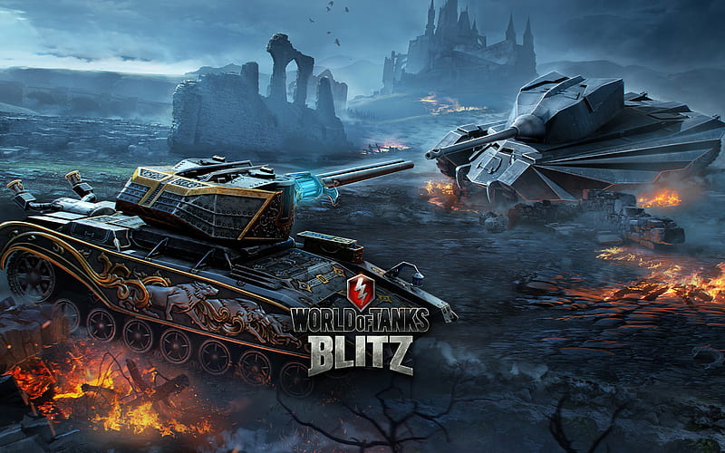 World of Tanks Blitz, multiplayer online game, promo, tank battle, World War II, tanks, HD wallpaper