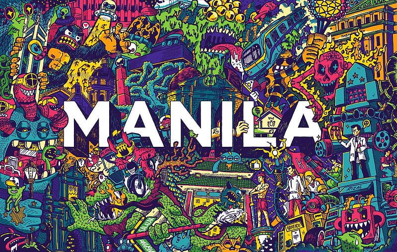 Doodle: INVADE MANILA. Doodle art, Art , doodle, Filipino Art, HD wallpaper