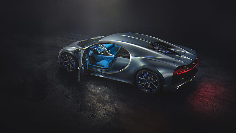 Bugatti Chiron Rear, carros, concept-cars, bugatti-chiron, behance, HD wallpaper