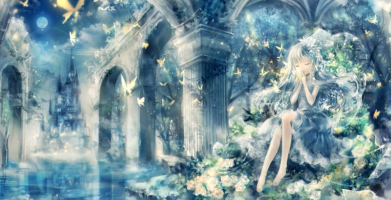 Mizu Yose / Water Fairy, Fairy, Anime, Anime Girl, Water Fairy, HD  wallpaper | Peakpx