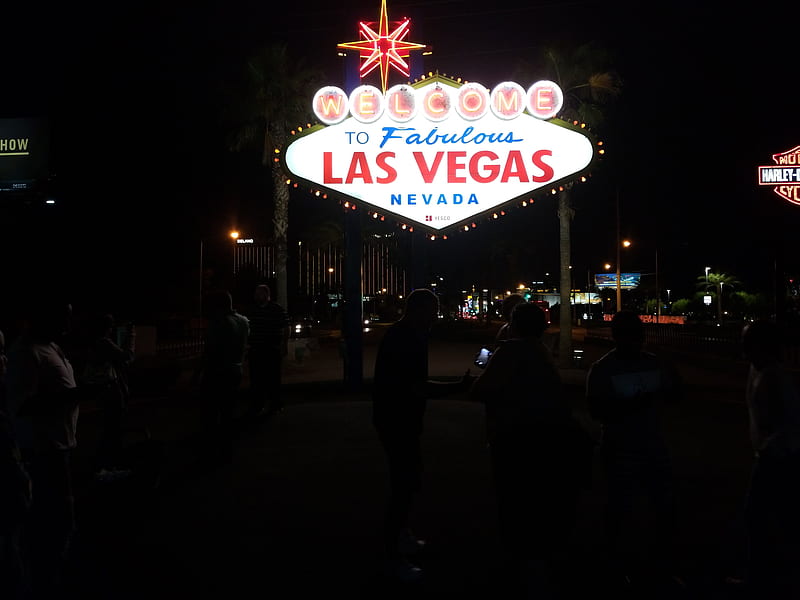 Welcome to Las Vegas, las vegas, sign, HD wallpaper