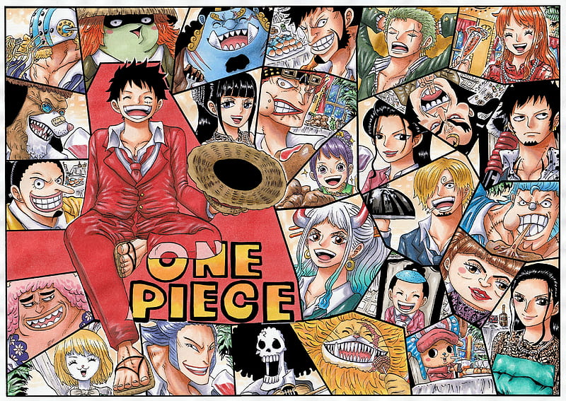 One Piece, Brook (One Piece) , Carrot (One Piece) , Eustass Kid , Franky (One Piece) , Jinbe (One Piece) , Monkey D. Luffy , Nami (One Piece) , Nico Robin , Roronoa Zoro , Sanji (One Piece) , Tony Tony Chopper , Trafalgar Law , Usopp (One Piece) , Yamato (Naruto), HD wallpaper