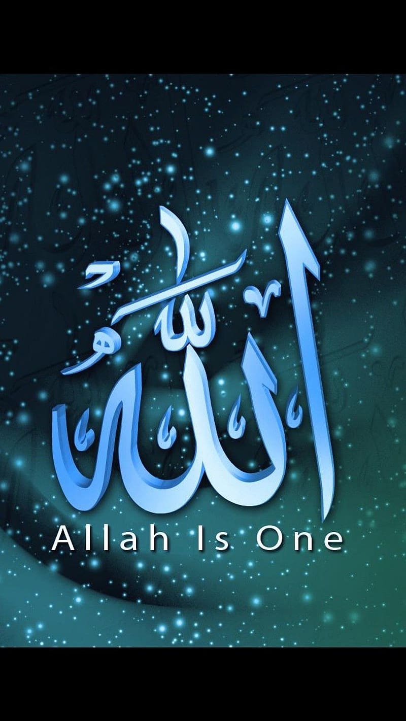 Allah, allah is one, god bless you, HD phone wallpaper