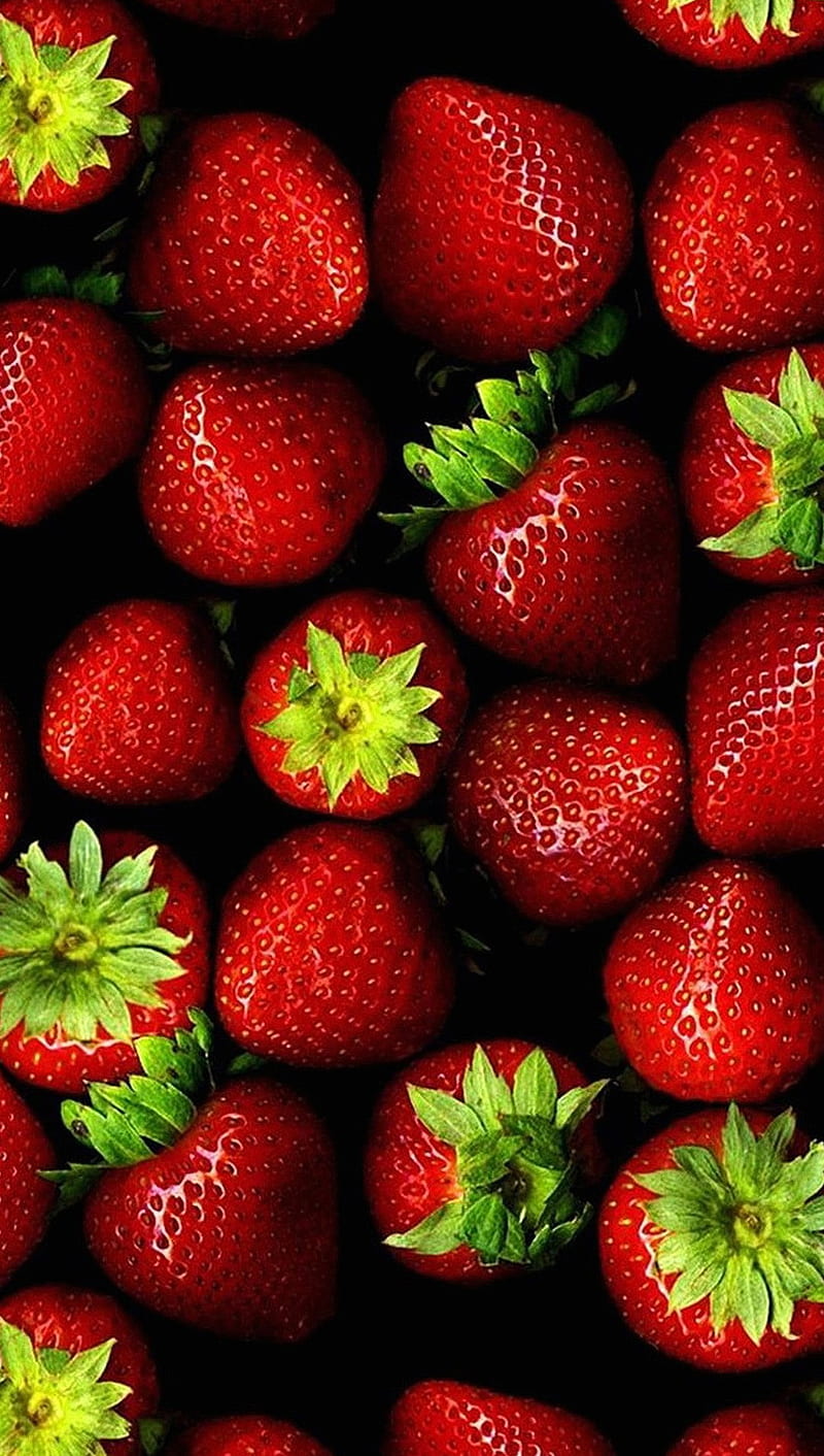 Strawberries Pattern iphone cute Pretty  Glam Cute Strawberry HD phone  wallpaper  Pxfuel