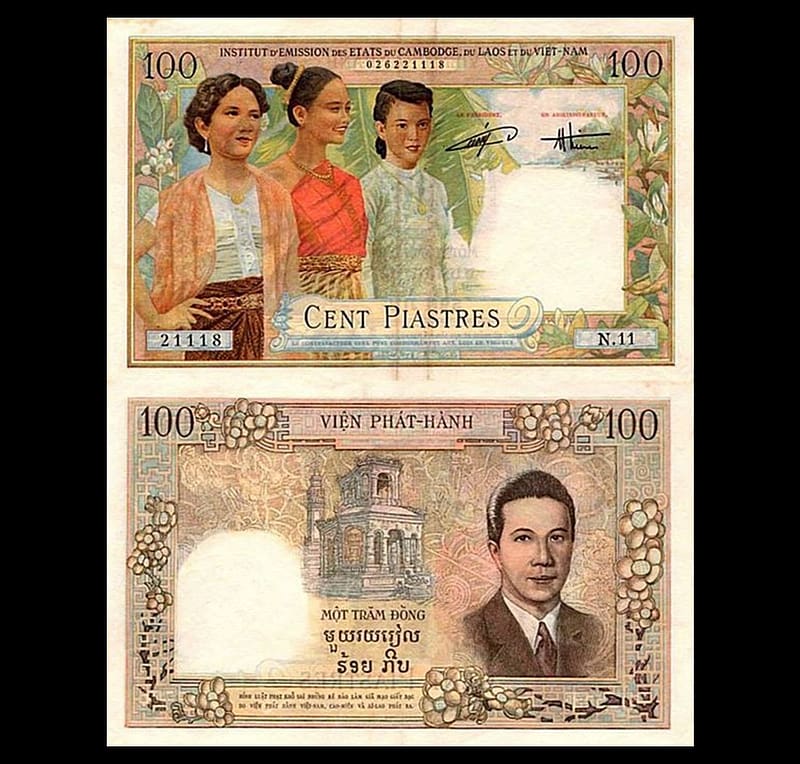Indochina banknote, Notaphily, Ephemera, Indochine, Banknote, HD wallpaper