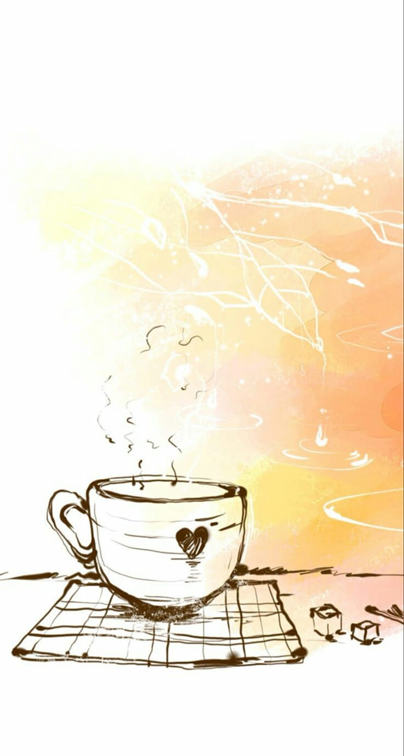 Tea Coffee, love, background, HD phone wallpaper | Peakpx