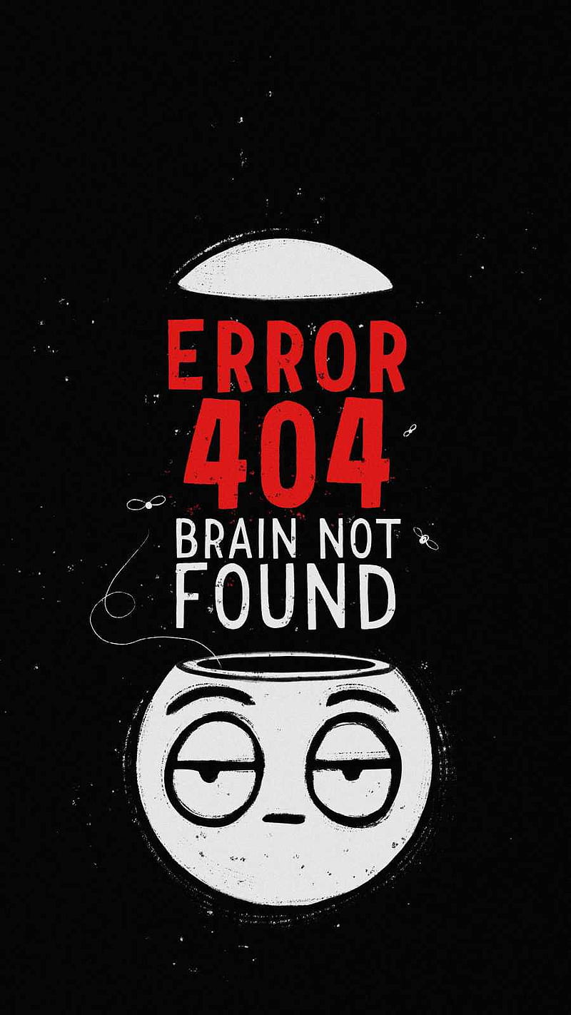 Error 404, brain, error404, HD phone wallpaper