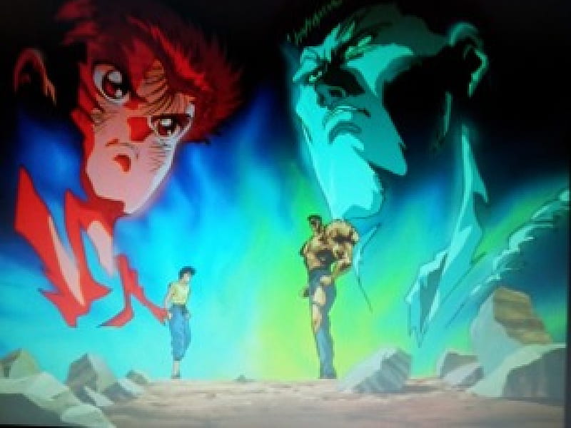 Yusuke vs Togoro, Yu Yu Hakusho, Younger Tougoro, Yusuke Urameshi, Anime, HD wallpaper