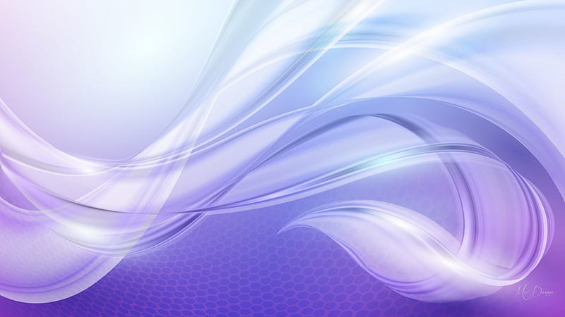 Purple Wave, glow, ribbon, shine, abstract, wave, swirl, purple, Firefox Persona theme, light, blue, HD wallpaper
