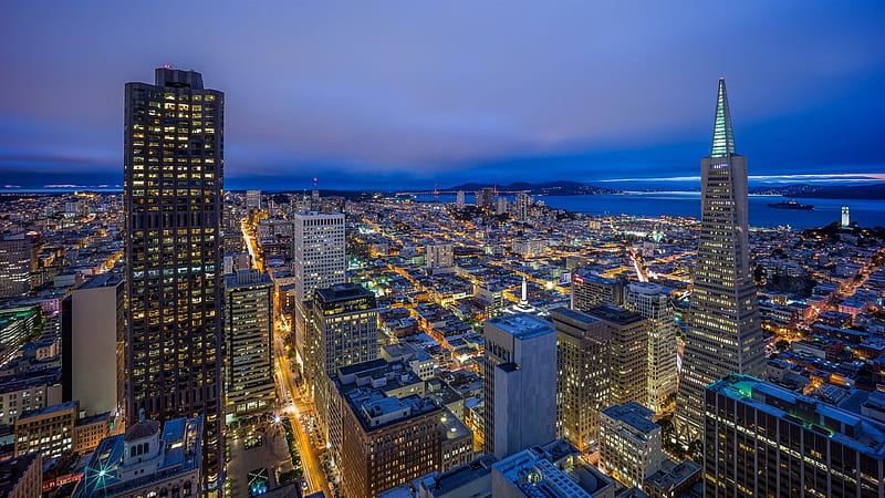San Francisco Skyline-Cities, HD wallpaper