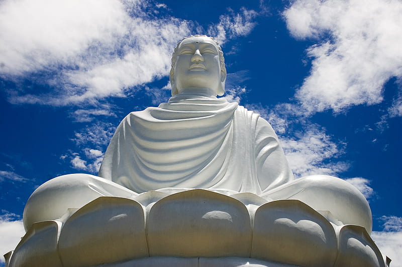 Big Buddha Statue, Nha Trang, Vietnam, arquitecture, budism, religious, buddha, nha trang, vietnam, HD wallpaper