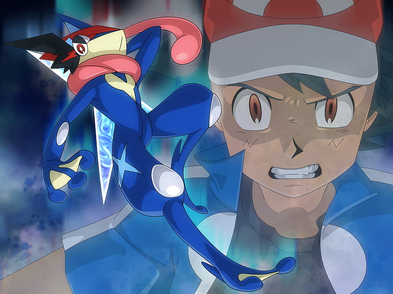 Pokémon, Ash Ketchum , Greninja (Pokémon), HD wallpaper