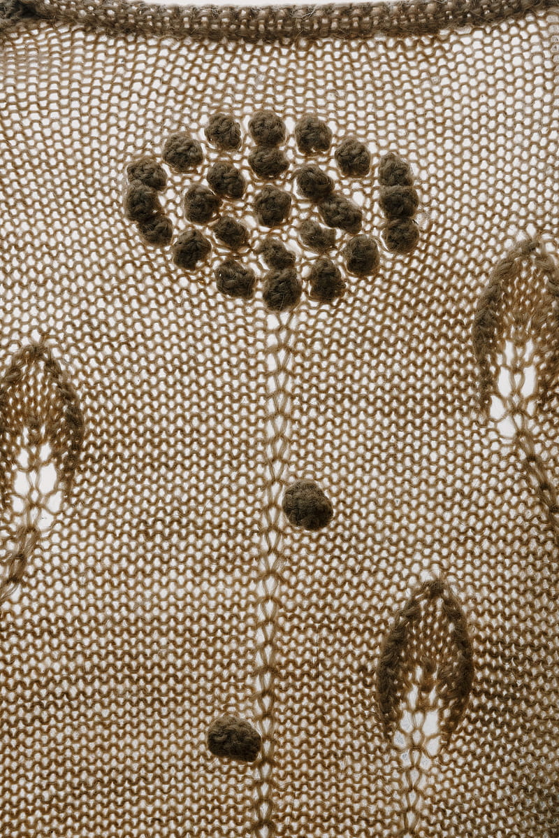 White and Brown Polka Dot Textile, HD phone wallpaper