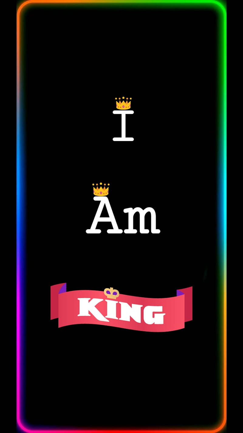 king, style, i am king, king text, text, king is king, yes i am king, HD phone wallpaper