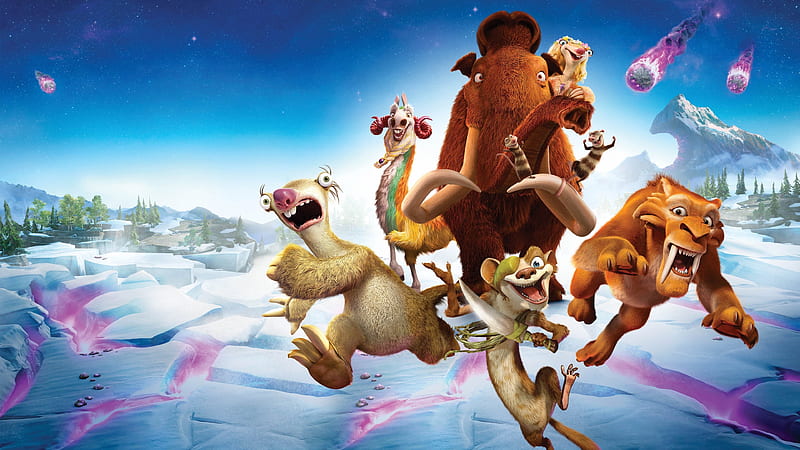 ice age, a collision is imminent, 2016, cartoon, HD wallpaper