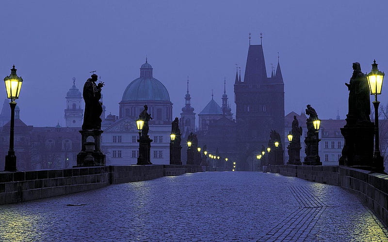 Praha Czech Bridges-Cities architectural, HD wallpaper