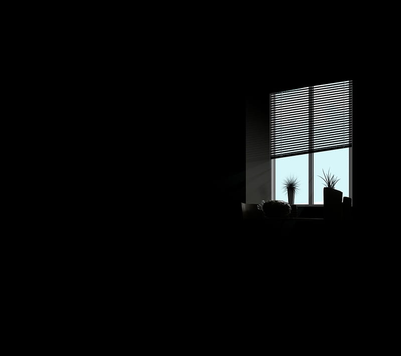 Window, black, home, light, HD wallpaper