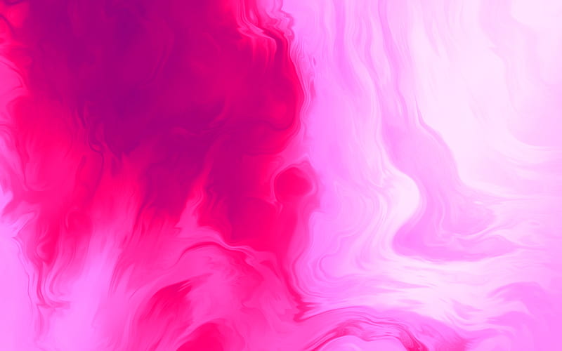 MacOS Pink Cotton Candy Fluid 2022 Apple, HD wallpaper