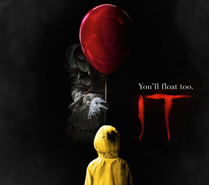 Stephen King's IT You'll float too movie cover wallpaper poster Art ...