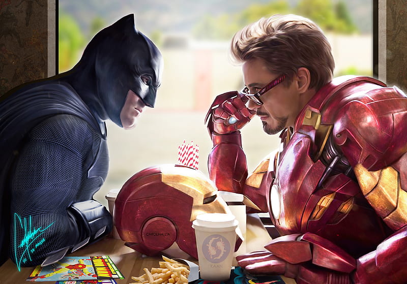 Iron Man And Batman, iron-man, batman, superheroes, behance, artwork,  artist, HD wallpaper | Peakpx