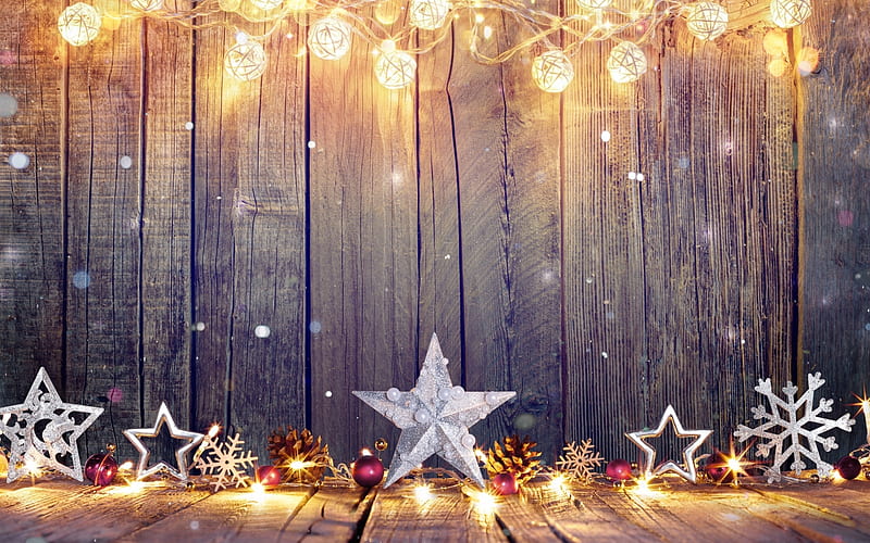 Christmas Decoration, Christmas, Decoration, star, wood, HD wallpaper