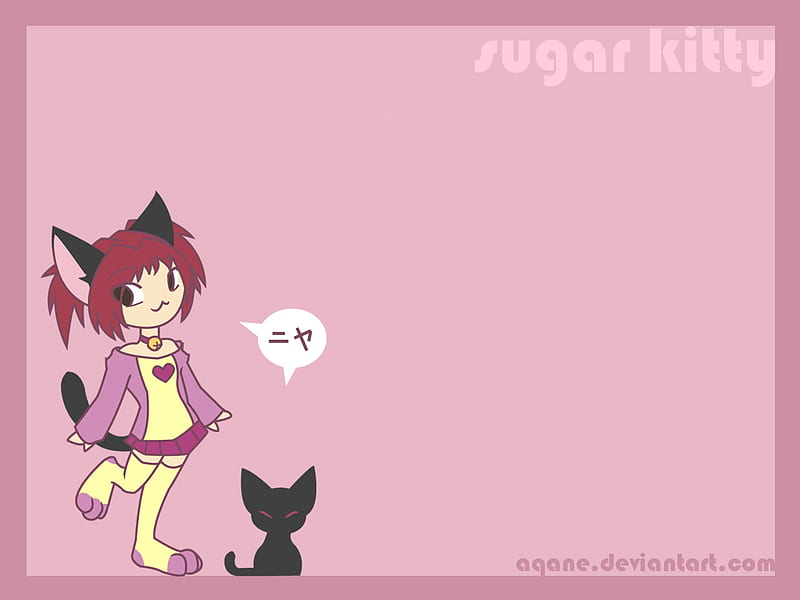 Ichigo momomiya, kitty, sugar, ichigo, cat, momomiya, mew, cute, girl, tokyo, pink, HD wallpaper
