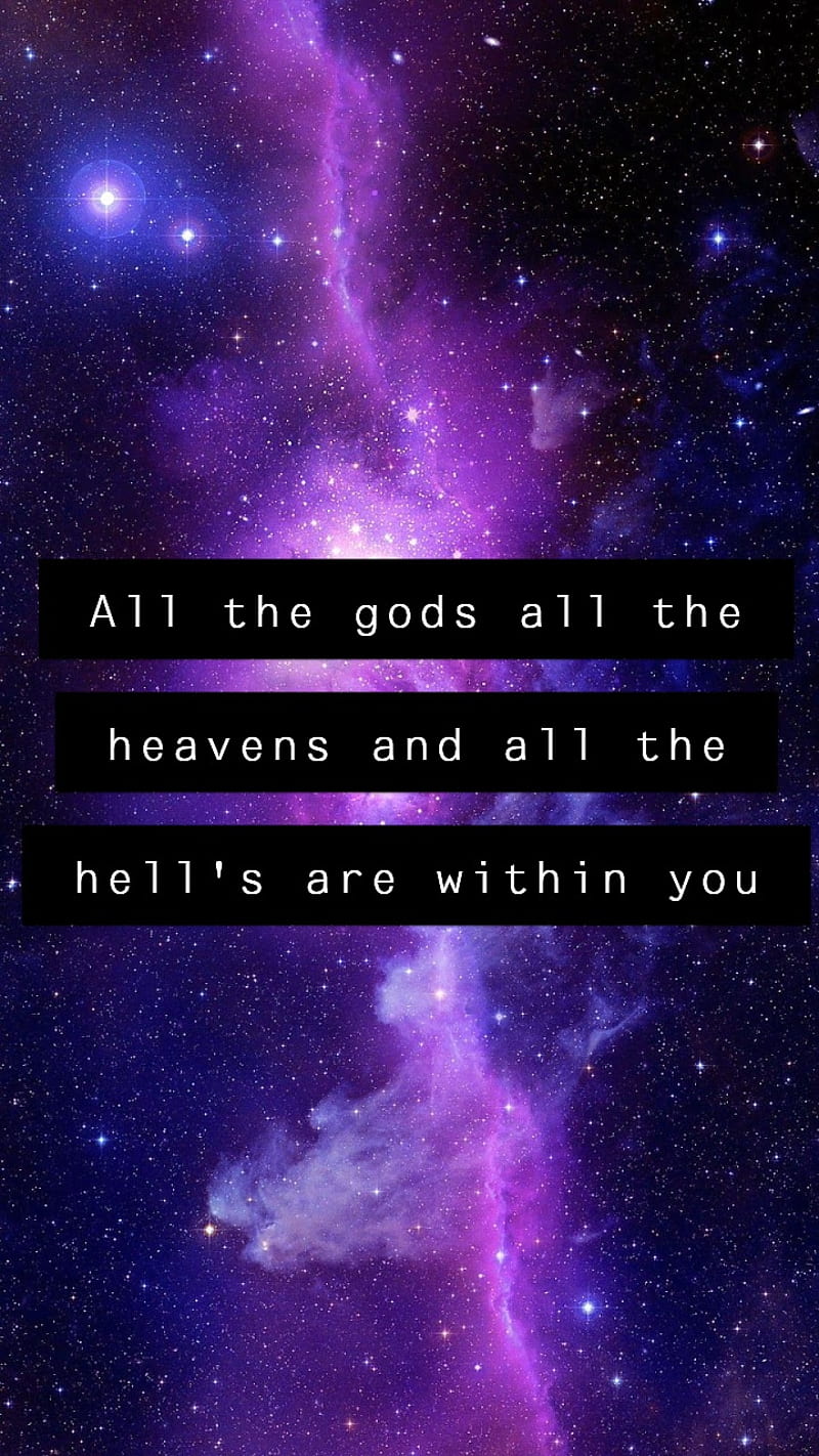 galaxy wallpaper for iphone with quotes