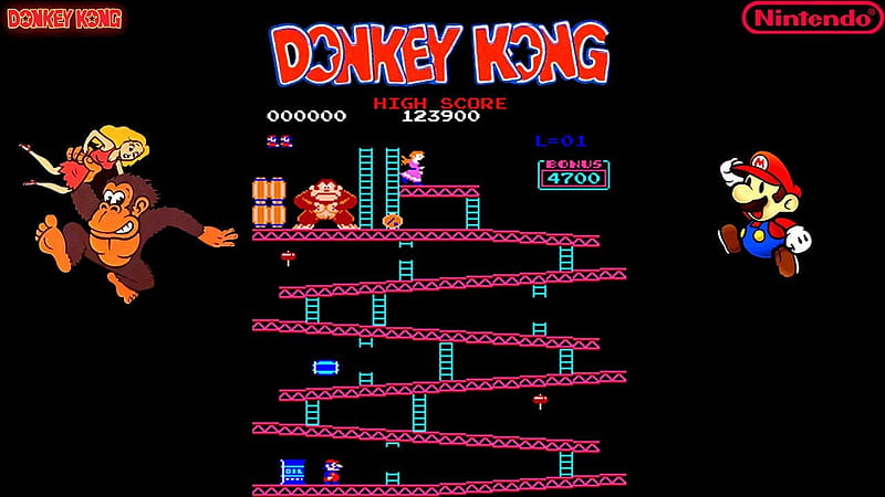 Classic DK I Made : R Donkeykong, Donkey Kong Arcade, HD wallpaper