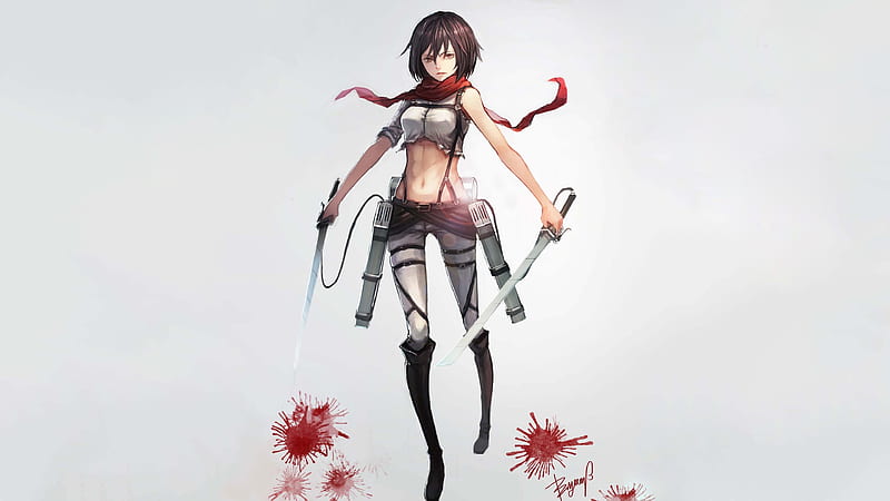 Mikasa Ackerman, HD wallpaper