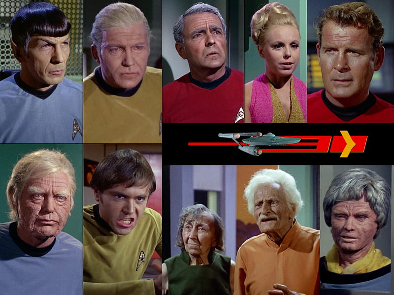 The Deadly Years, Stocker, old age, Star Trek, Kirk, Spock, HD wallpaper