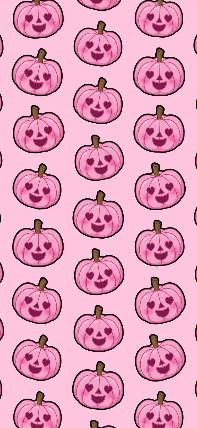 Pink Pumpkins, cute, halloween, pumpkin, HD phone wallpaper