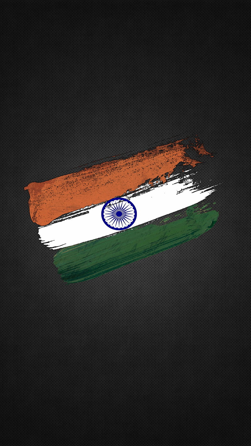 Flag, abstract, india, indian, indian flag, love, HD phone wallpaper