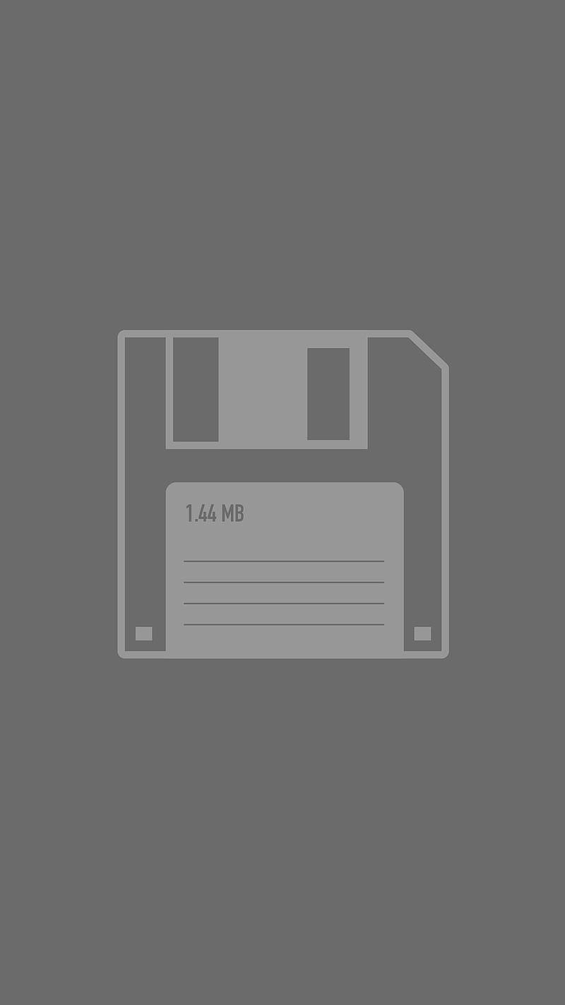 Floppy, digital, disk, floppydisk, gris, nerd, nerdy, retro, storage, HD phone wallpaper