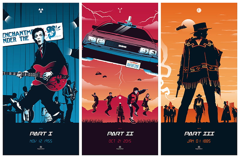 Back To The Future Back To The Future Part Ii Back To The Future Part Iii Hd Wallpaper Peakpx