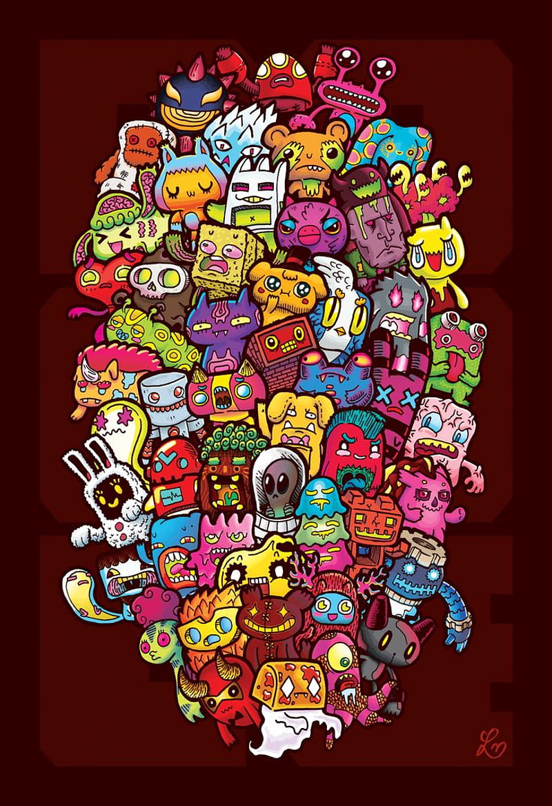 Hidden Doodles' 50 Monsters. Doodle art, Doodle art designs, Doodle  monster, HD phone wallpaper | Peakpx