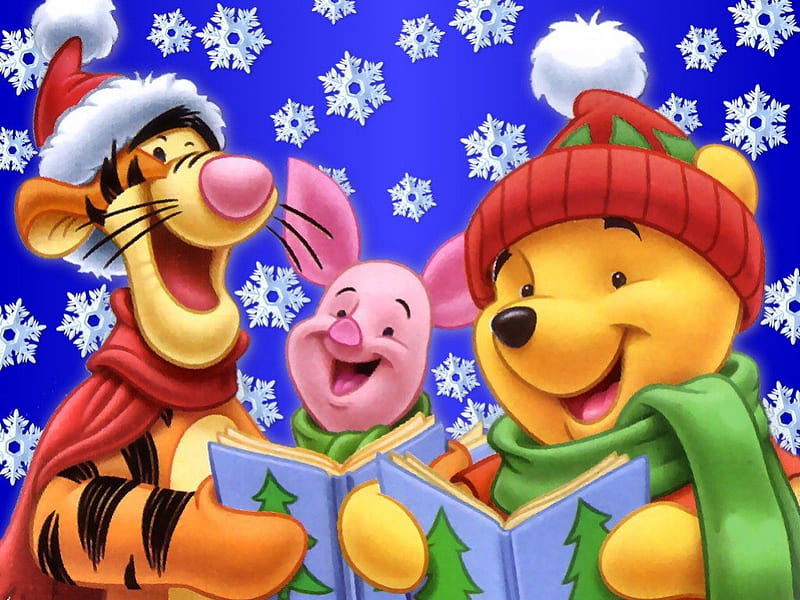 HD wallpaper Merry Christmas Winnie The Pooh Decorating The Christmas  Tree Gifts Cartoon Photo Desktop Hd Wallpaper 19201200  Wallpaper Flare
