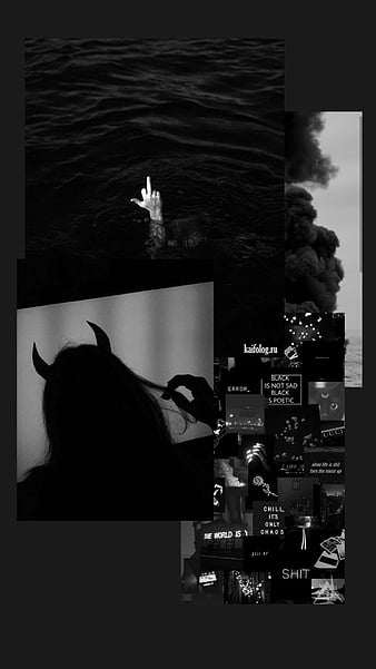 Black, aesthetic, balck, HD phone wallpaper